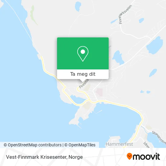 Vest-Finnmark Krisesenter kart