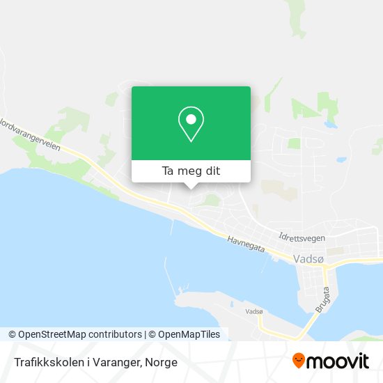 Trafikkskolen i Varanger kart
