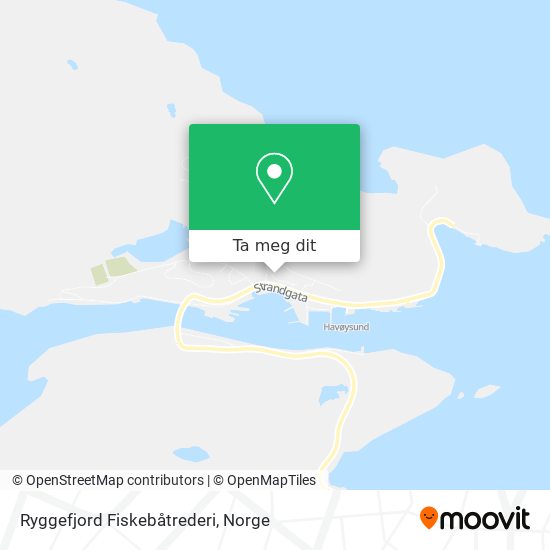 Ryggefjord Fiskebåtrederi kart