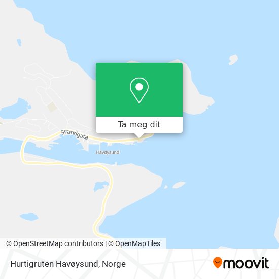 Hurtigruten Havøysund kart