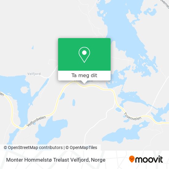 Monter Hommelstø Trelast Velfjord kart
