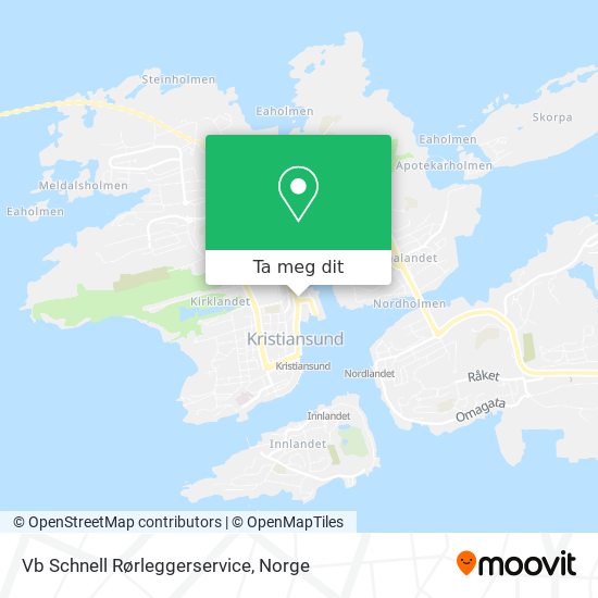 Vb Schnell Rørleggerservice kart
