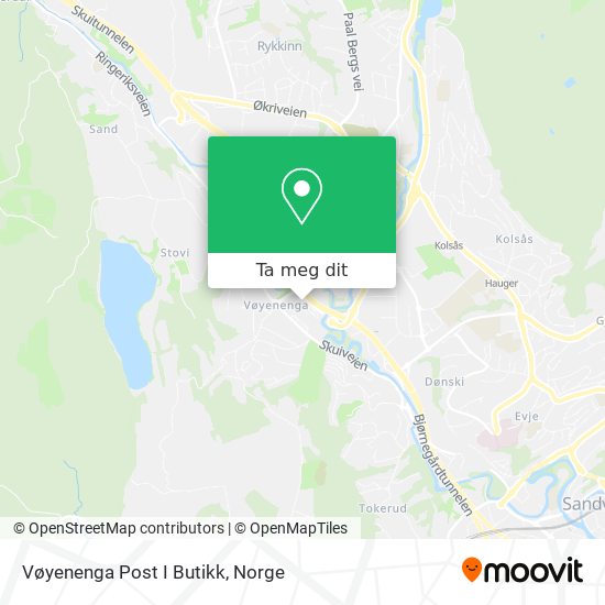 Vøyenenga Post I Butikk kart