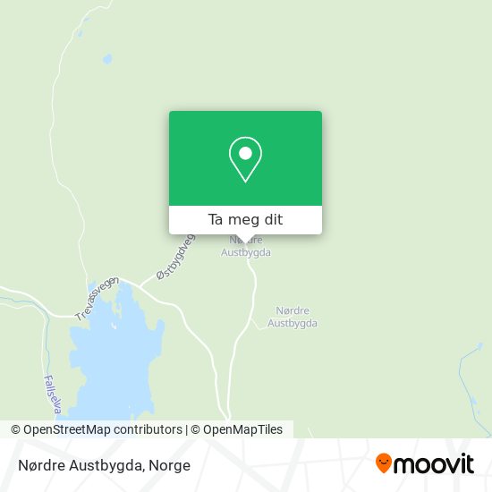 Nørdre Austbygda kart
