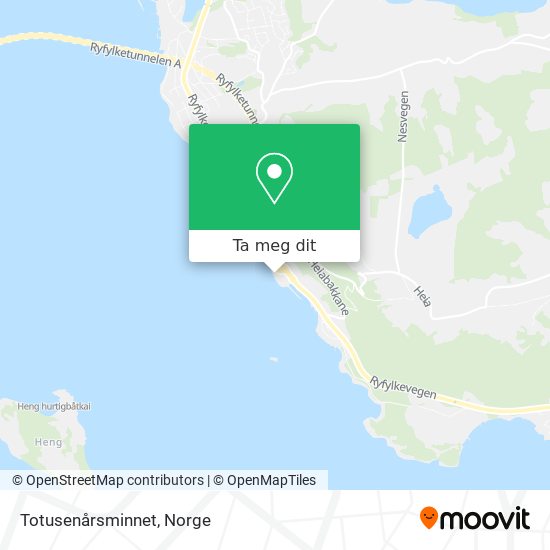 Totusenårsminnet kart