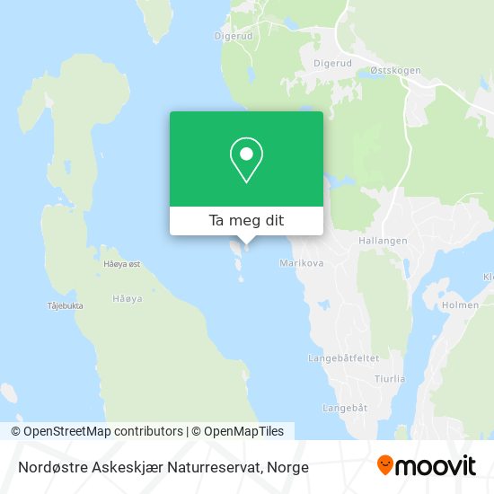 Nordøstre Askeskjær Naturreservat kart