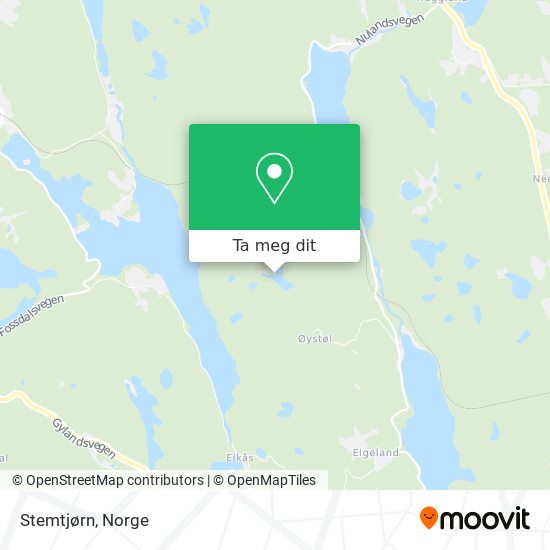 Stemtjørn kart