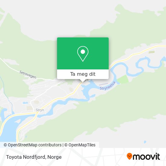 Toyota Nordfjord kart
