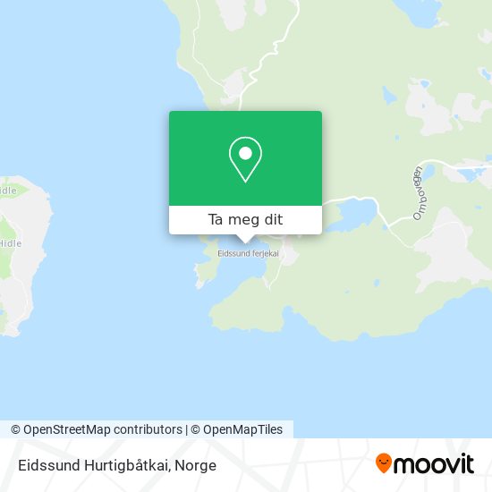 Eidssund Hurtigbåtkai kart