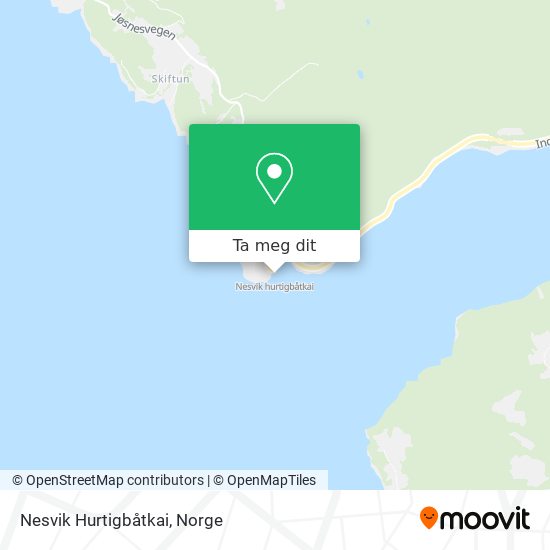 Nesvik Hurtigbåtkai kart