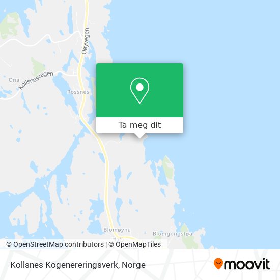 Kollsnes Kogenereringsverk kart