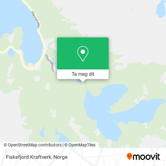 Fiskefjord Kraftverk kart