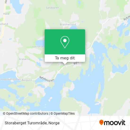 Storaberget Turområde kart