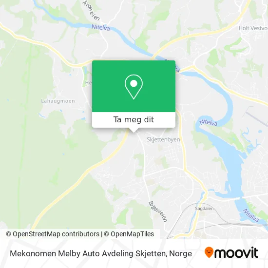 Mekonomen Melby Auto Avdeling Skjetten kart