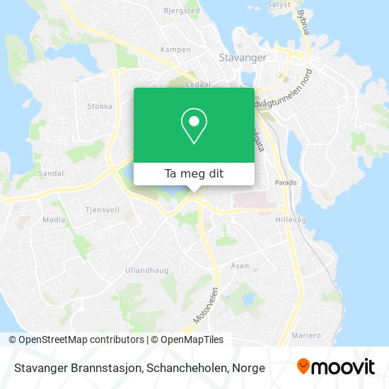 Stavanger Brannstasjon, Schancheholen kart