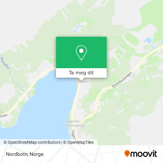 Nordbotn kart