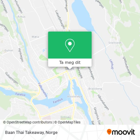 Baan Thai Takeaway kart