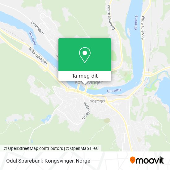Odal Sparebank Kongsvinger kart