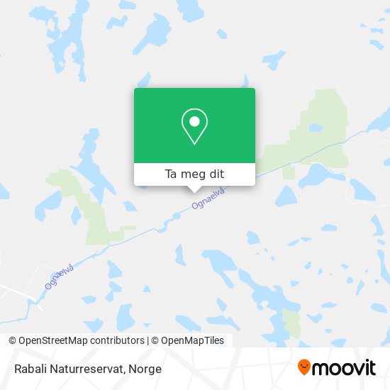 Rabali Naturreservat kart