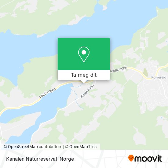 Kanalen Naturreservat kart