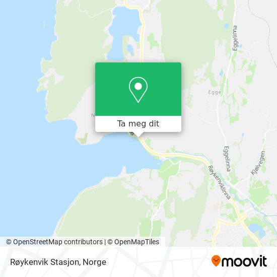 Røykenvik Stasjon kart