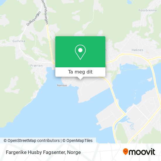 Fargerike Husby Fagsenter kart