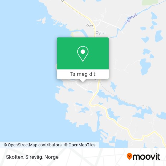 Skolten, Sirevåg kart