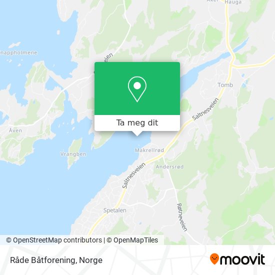 Råde Båtforening kart
