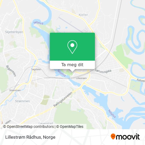 Lillestrøm Rådhus kart