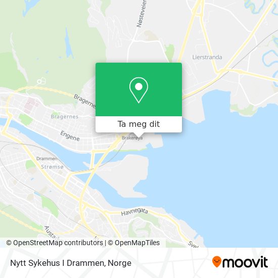 Nytt Sykehus I Drammen kart