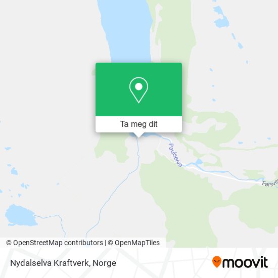 Nydalselva Kraftverk kart