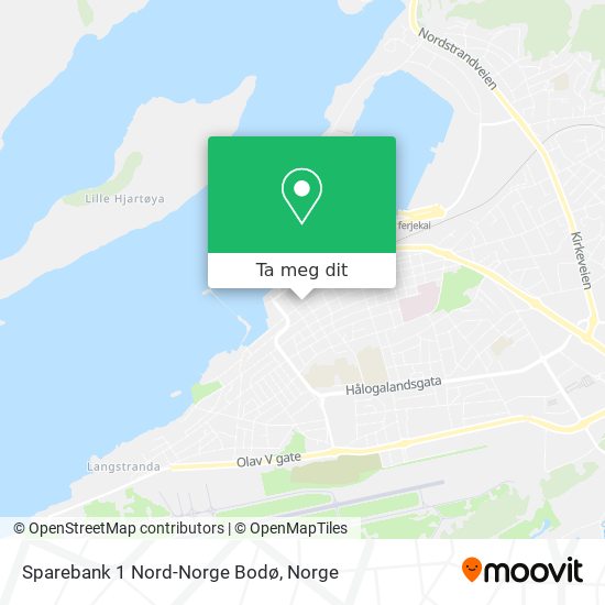 Sparebank 1 Nord-Norge Bodø kart