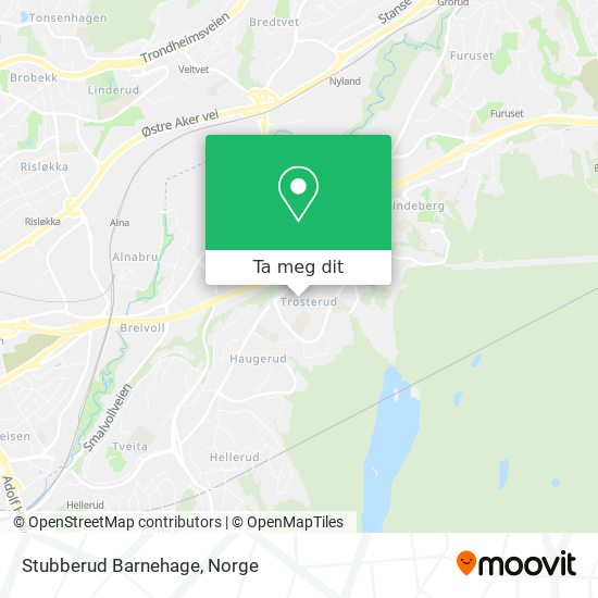Stubberud Barnehage kart