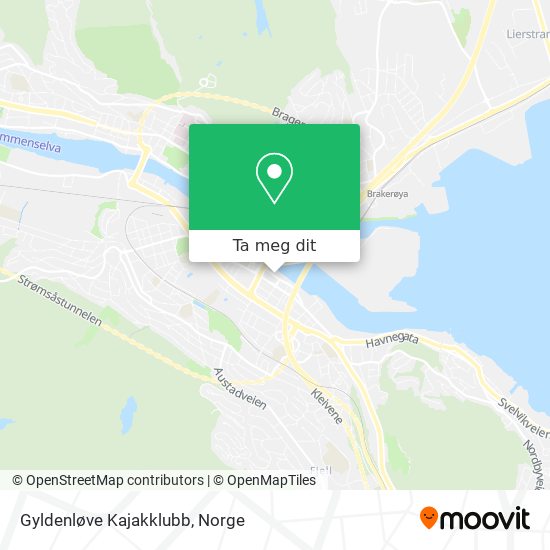 Gyldenløve Kajakklubb kart