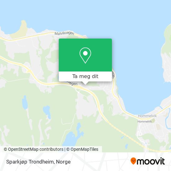 Sparkjøp Trondheim kart