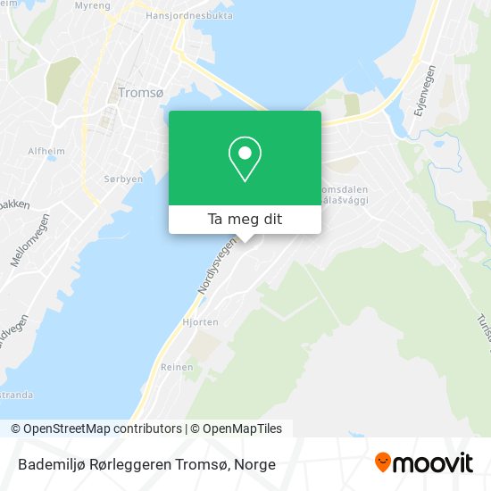 Bademiljø Rørleggeren Tromsø kart