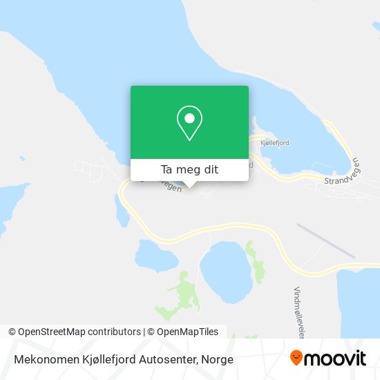 Mekonomen Kjøllefjord Autosenter kart