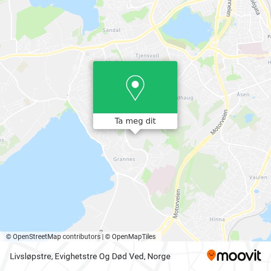 Livsløpstre, Evighetstre Og Død Ved kart