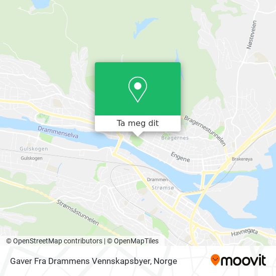 Gaver Fra Drammens Vennskapsbyer kart