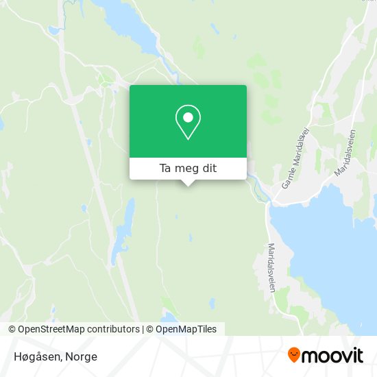 Høgåsen kart