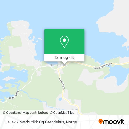 Hellevik Nærbutikk Og Grendehus kart