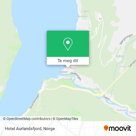 Hotel Aurlandsfjord kart