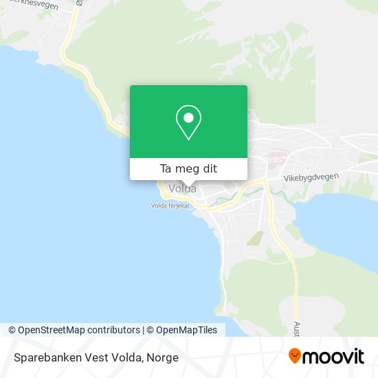 Sparebanken Vest Volda kart