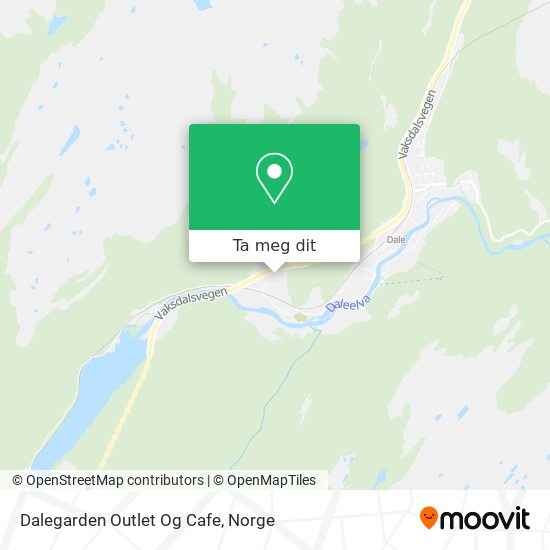 Dalegarden Outlet Og Cafe kart