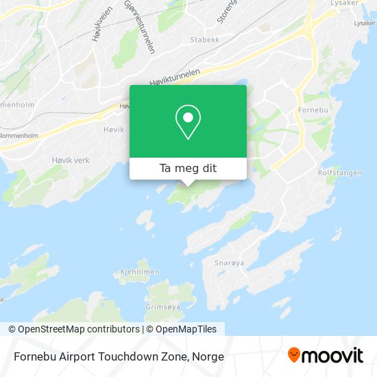 Fornebu Airport Touchdown Zone kart
