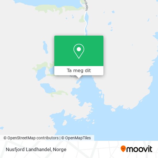 Nusfjord Landhandel kart