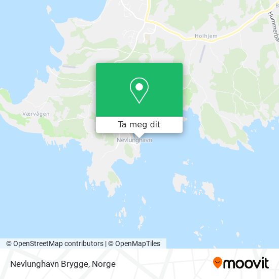 Nevlunghavn Brygge kart