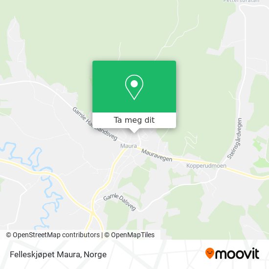 Felleskjøpet Maura kart
