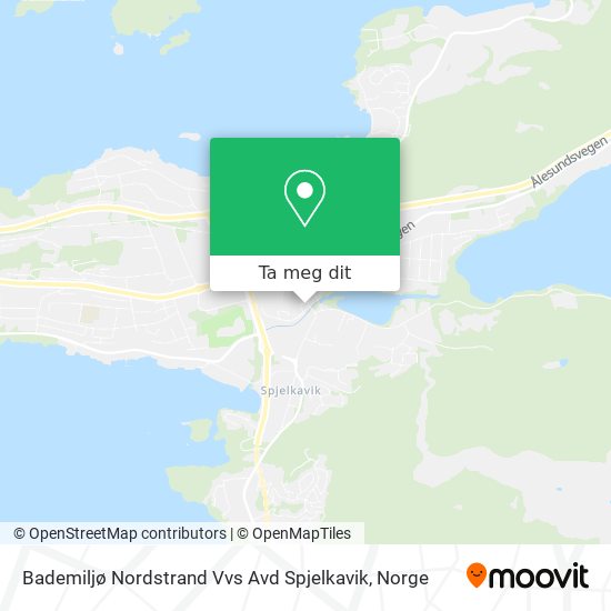 Bademiljø Nordstrand Vvs Avd Spjelkavik kart
