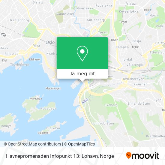 Havnepromenaden Infopunkt 13: Lohavn kart